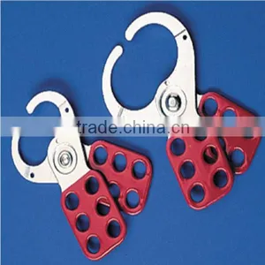 High Quality Vinyl Coated 1" & 1.5" Six Hole Safety Lockout Hasp thumbnail-1