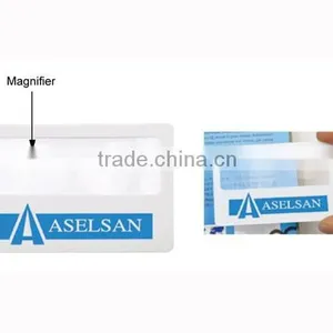New Style Fashion Credit Magnifying Business Cards Bookmarks Magnifying Glass thumbnail-1