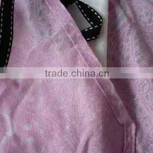 One Size Fits All 100% Cotton Pink Printing Baby More Nursing Cover for Breastfeeding thumbnail-5