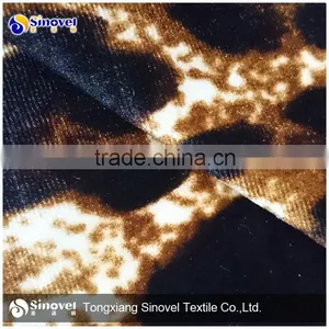 Printed Korea Velvet/Spandex Velvet/garment Fabric thumbnail-1