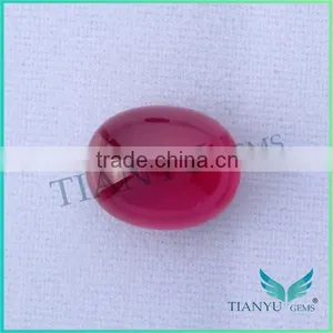Loose Gemstone Free Sample Products Cabochon Shape Corundum Ruby Gemstone Price thumbnail-1
