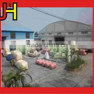 Promotional Good Quality 0.6mm PVC Tarpaulin Outdoor Inflatable Paintball Bunker For Sale thumbnail-1
