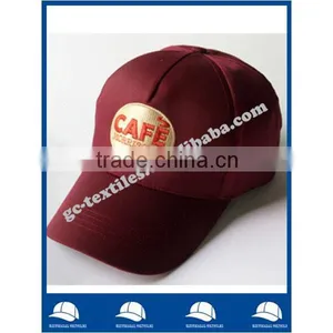 Hot Selling Dark Red Five Panel Oem Embroidery Logo Baseball Cap thumbnail-1