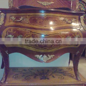 French Bombe Chest of Drawers thumbnail-2