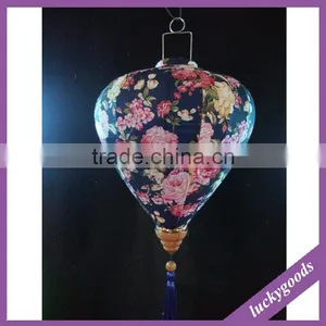 XK110 Chinese Style Red Outdoor Printing Lantern Whoelsale thumbnail-6