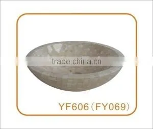 Cheap Natural Stone Polished Grey Granite Bathroom Wash Basin thumbnail-3