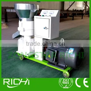 CE Certification Small Homemade Flat Die Wood Pellet Machine For Sale thumbnail-4