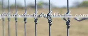 Hinge Joint Lowes Hog Wire Fencing/Fixed Knot Animal Fence/Square Deal Fencing V Mesh for Livestock thumbnail-1