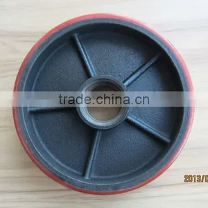 180x50 Solid Rubber Wheel for Hand Pallet Truck thumbnail-4