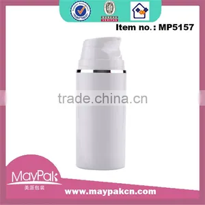All White Empty Plastic Airless Bottle thumbnail-1