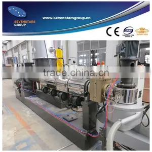 Waste Plastic Granules Recycling Machine/pp pe Film Plastic Recycling Granulating Machine thumbnail-1