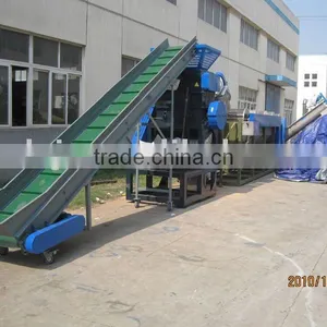 500kg/h LDPE HDPE , PP PE Films , PP PE Bags Crushing , Washing , Drying Line thumbnail-1