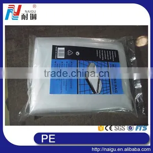 China NaiGu Manufacturer Supply Hdpe Custom Crystal Clear Plastic Bag thumbnail-6