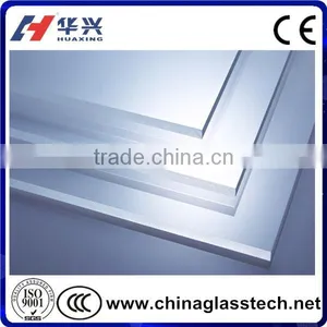 CE-approved Toughened Ultra Clear Low Iron Tempered Glass thumbnail-1