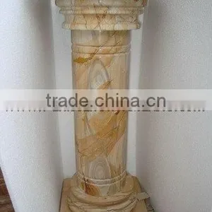 A GRADE TEAKWOOD MARBLE PEDESTALS thumbnail-5