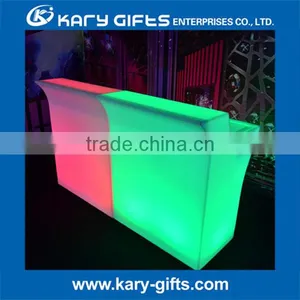 Illuminated Led Portable Bar, Mobile Bar Counter, Glowing Bar Counter Tables thumbnail-3