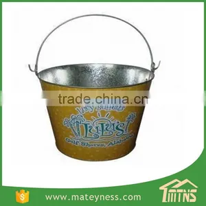 Tin Bucket ,Zinc Bucket,Beer Metal Ice Bucket thumbnail-1