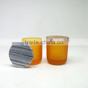 10oz Glass Candle Jars Amber/white/black Candle Container Glass Candle Cup thumbnail-1