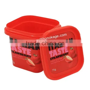 Disposible Ice Cream Plastic Cups With Lids, Ice Cream Cup Design thumbnail-2