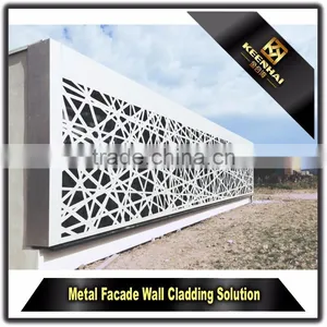 Laser Cutting Exterior Decorative Aluminium Perforated Facade Panel thumbnail-1