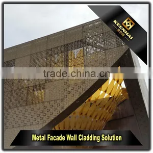 Hollow Out Panels Decorative Outdoor Sheet Metal Aluminum Wall Covering thumbnail-6