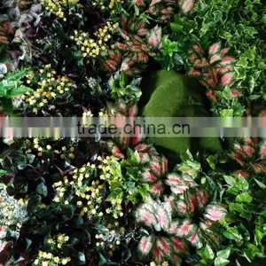 Fake Wall Decoration Artificial Green Plant Wall thumbnail-2