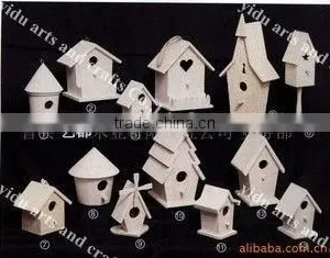 High Quality Bird House,solid and Durable Colorful Wood Craft Bird Cage thumbnail-5