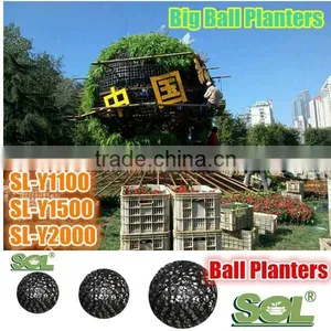 Garden Decoration SL-Y1100 Large Hanging Ball Planter Flower Pots for Sale thumbnail-2