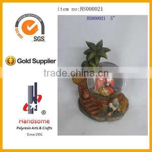 Custom Resin Water Ball With Holy Family Statue thumbnail-1