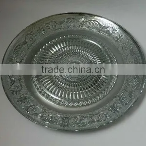 8inch Electroplated Glass Round Tealight Holders thumbnail-1