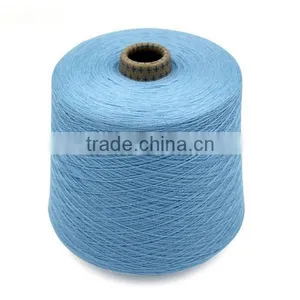 100% Compact Spinning Mercerized Cotton Yarn Colored Yarn 32s/2 for Weaving thumbnail-1