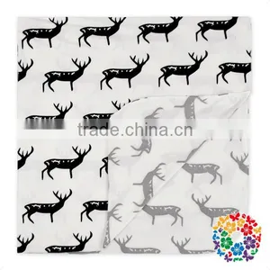 New Style Summer Floral Swaddling Blanket One Layer Muslin Baby Blankets Wholesale thumbnail-5