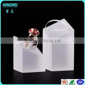 2015 Hot Sale Acrylic Single Ring Holder Display,acrylic Jewelery Display Stand for Window thumbnail-4