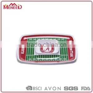 New Arrival Customer's Brand Logo OEM Measurement Plastic Tray for Food With Chip Bowls thumbnail-1