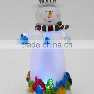 Acrylic Color Changing Snowman Led Light Decorations Supplier thumbnail-2