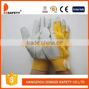 DDSAFETY Wholesale Industrial Glove Pig Leather Driver Safety Gloves thumbnail-1