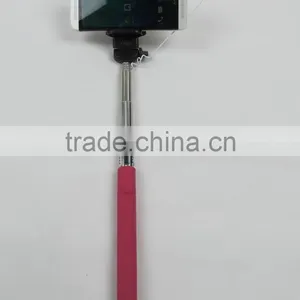 Extendable Selfie Handheld Stick Monopod With Adjustablee Holder and With Cable Remote Shutter for Iphone and Android Phones thumbnail-2