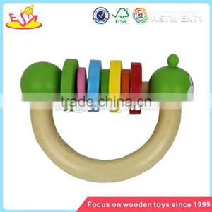 Wholesale Popular Wooden Kids Animal Baby Rattle Toy Cheap Baby Animal Baby Rattle Sound Toy W08K004 thumbnail-4