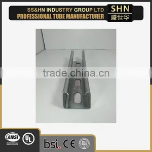 C Type 2 Steel Channel With Hole Process and Coat and Printed Zinc thumbnail-1