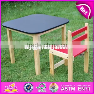 2017 New Design Home / School / High Quality Wooden Kids Study Desk W08G180 thumbnail-1