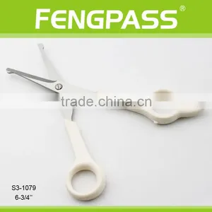 S3-1079 6-3/4" Inch 2CR13 Stainless Steel Blade WithUseful Safe Pet Hair Scissors Pet Grooming Scissors For Dog Cat Hair Cutting thumbnail-2