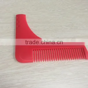 2016 Amazon Best Selling Colorful Beard Trimmer Template Beard Comb thumbnail-4