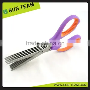 SK089 8" 5 Layers Popular Design Kitchen & Herb Scissors thumbnail-1