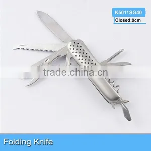 2014 "stock"Stainless Steel Multi Folding Pocket Strider Knife Tools(K5011SG40.) thumbnail-1