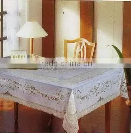2014 Designed Printed PVC Table Cover Cloth With Falannel Back , Direct Factory/Manufactory Supply/industrial thumbnail-1