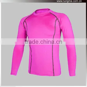 Compression Shirts Custom ,Sublimation Printed Short Long Sleeve Rash Guard Wholesale thumbnail-4