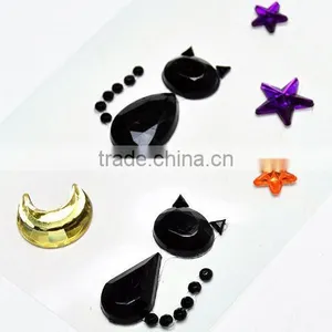 Gem Stickers Craft Rhinestone Mirror Decoration Sticker for Card Making thumbnail-5