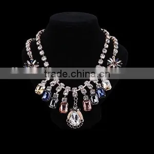 High Quality Western Style Ladies Crystal Necklace thumbnail-1