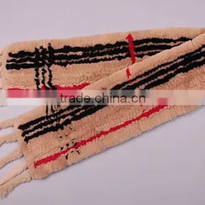 2016 Knitted Rabbit Scarves Warm Scarf Women Fur Scarf thumbnail-3