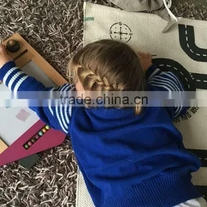 S17681A Autumn Knitted Pattern Kids Pullover Sweater For Kids thumbnail-5